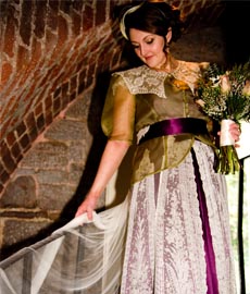 bespoke vinatage wedding dress